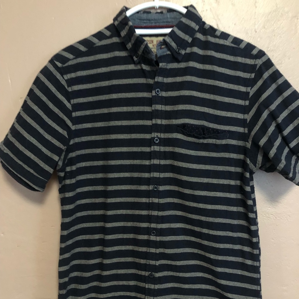 Stripped button down shirt